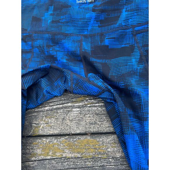 Sweaty Betty Power‎ Workout Leggings, Blue Frame Print Size US 6 Small - Picture 3 of 9